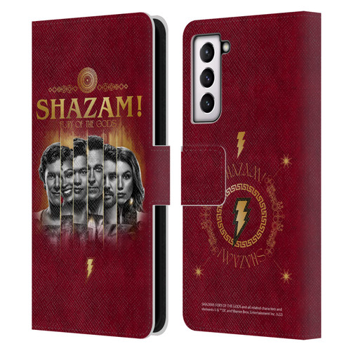 Shazam!: Fury Of The Gods Graphics Poster Leather Book Wallet Case Cover For Samsung Galaxy S21 5G