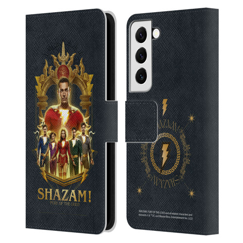 Shazam!: Fury Of The Gods Graphics Group Leather Book Wallet Case Cover For Samsung Galaxy S22 5G