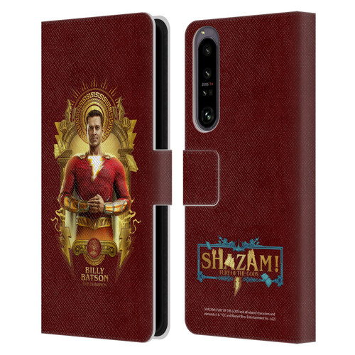 Shazam!: Fury Of The Gods Graphics Billy Leather Book Wallet Case Cover For Sony Xperia 1 IV