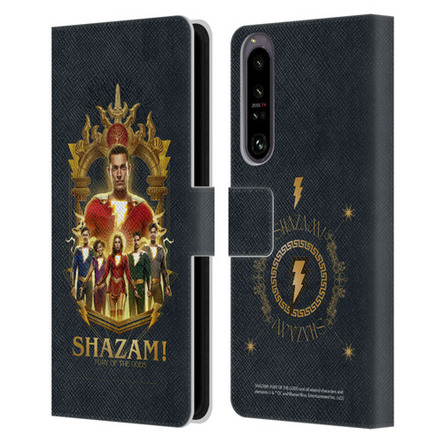 Shazam!: Fury Of The Gods Graphics Group Leather Book Wallet Case Cover For Sony Xperia 1 IV