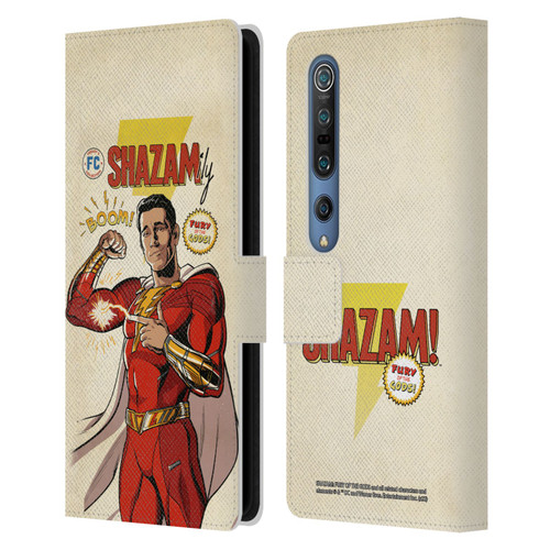 Shazam!: Fury Of The Gods Graphics Comic Leather Book Wallet Case Cover For Xiaomi Mi 10 5G / Mi 10 Pro 5G