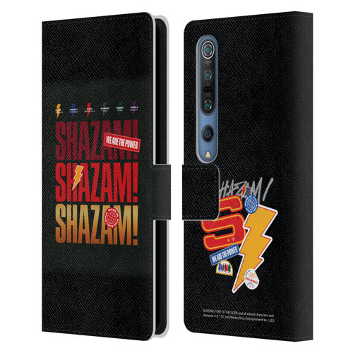 Shazam!: Fury Of The Gods Graphics Logo Leather Book Wallet Case Cover For Xiaomi Mi 10 5G / Mi 10 Pro 5G