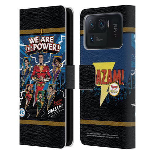 Shazam!: Fury Of The Gods Graphics Character Art Leather Book Wallet Case Cover For Xiaomi Mi 11 Ultra