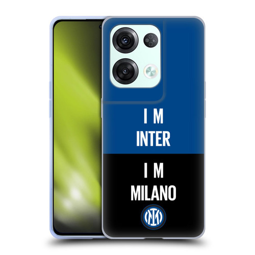 Fc Internazionale Milano Logo Inter Milano Soft Gel Case for OPPO Reno8 Pro