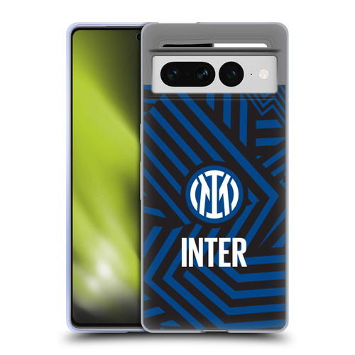 Fc Internazionale Milano Patterns Abstract 1 Soft Gel Case for Google Pixel 7 Pro