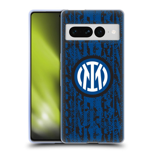 Fc Internazionale Milano Patterns Snake Wordmark Soft Gel Case for Google Pixel 7 Pro