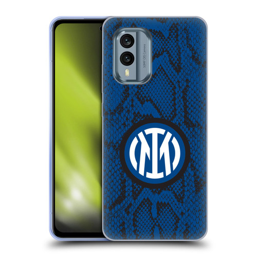 Fc Internazionale Milano Patterns Snake Soft Gel Case for Nokia X30