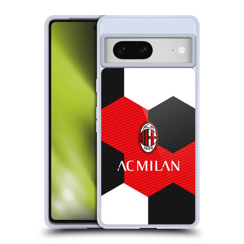 AC Milan Crest Ball Soft Gel Case for Google Pixel 7