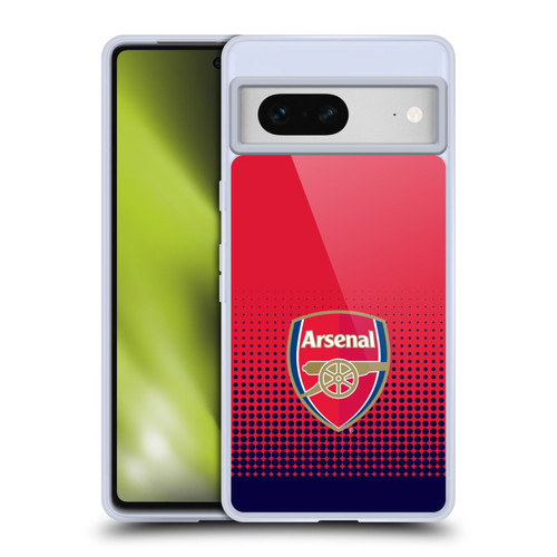 Arsenal FC Crest 2 Fade Soft Gel Case for Google Pixel 7
