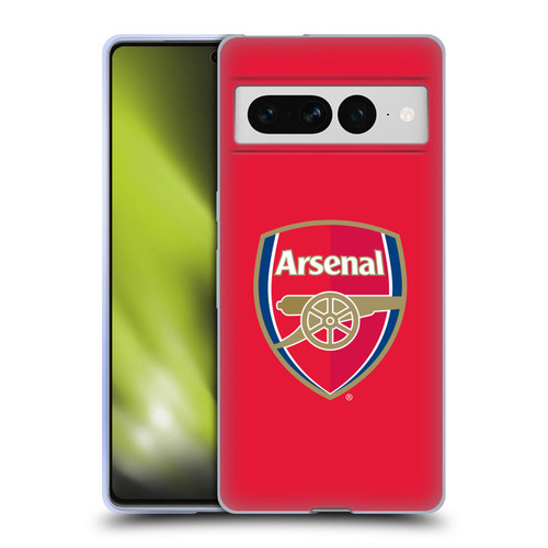 Arsenal FC Crest 2 Full Colour Red Soft Gel Case for Google Pixel 7 Pro