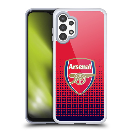 Arsenal FC Crest 2 Fade Soft Gel Case for Samsung Galaxy A13 (2022)