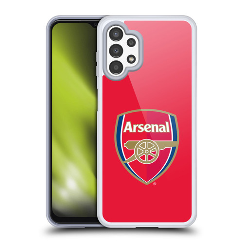 Arsenal FC Crest 2 Full Colour Red Soft Gel Case for Samsung Galaxy A13 (2022)