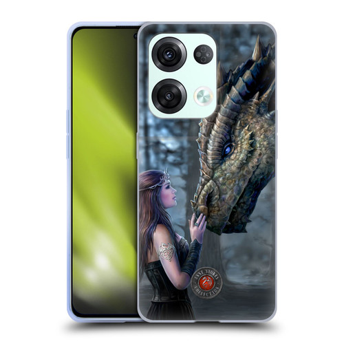 Anne Stokes Dragon Friendship Once Upon A Time Soft Gel Case for OPPO Reno8 Pro