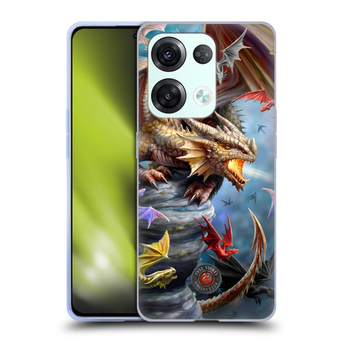 Anne Stokes Dragons 4 Clan Soft Gel Case for OPPO Reno8 Pro