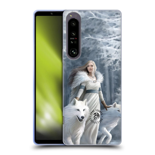 Anne Stokes Wolves Winter Guardians Soft Gel Case for Sony Xperia 1 IV
