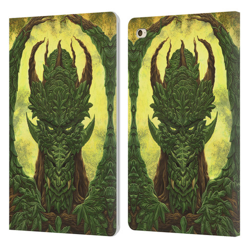 Ed Beard Jr Dragons Green Guardian Greenman Leather Book Wallet Case Cover For Apple iPad mini 4