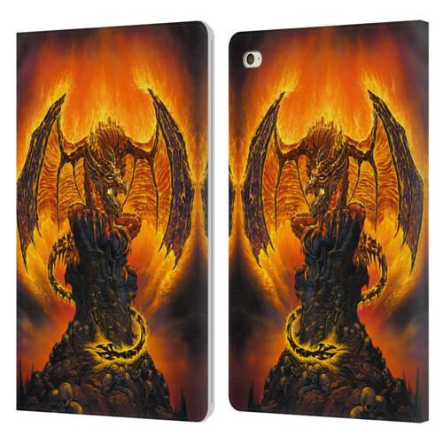 Ed Beard Jr Dragons Harbinger Of Fire Leather Book Wallet Case Cover For Apple iPad mini 4