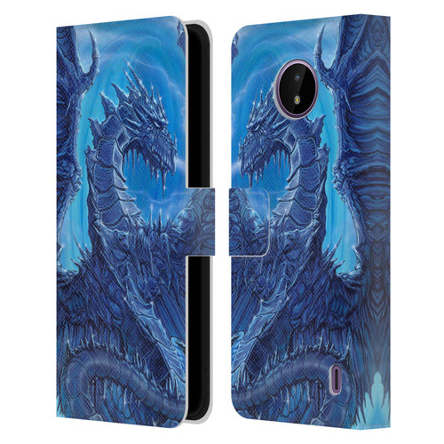 Ed Beard Jr Dragons Glacier Leather Book Wallet Case Cover For Nokia C10 / C20