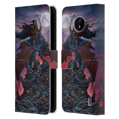 Ed Beard Jr Dragons Reaper Leather Book Wallet Case Cover For Nokia C10 / C20