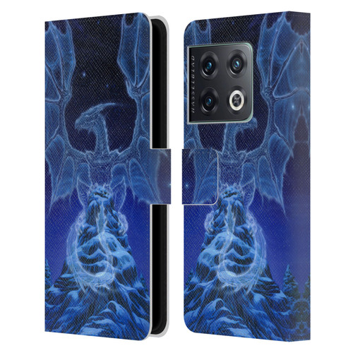 Ed Beard Jr Dragons Winter Spirit Leather Book Wallet Case Cover For OnePlus 10 Pro