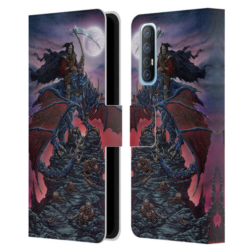 Ed Beard Jr Dragons Reaper Leather Book Wallet Case Cover For OPPO Find X2 Neo 5G