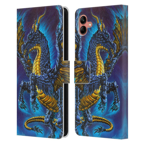 Ed Beard Jr Dragons Mare Leather Book Wallet Case Cover For Samsung Galaxy A04 (2022)