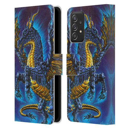 Ed Beard Jr Dragons Mare Leather Book Wallet Case Cover For Samsung Galaxy A52 / A52s / 5G (2021)