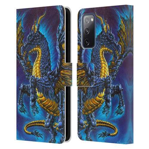 Ed Beard Jr Dragons Mare Leather Book Wallet Case Cover For Samsung Galaxy S20 FE / 5G