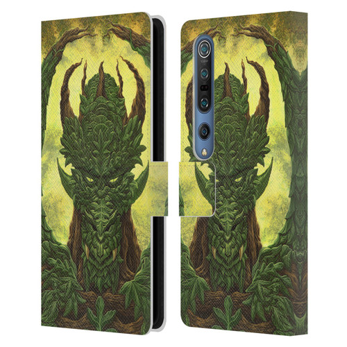 Ed Beard Jr Dragons Green Guardian Greenman Leather Book Wallet Case Cover For Xiaomi Mi 10 5G / Mi 10 Pro 5G