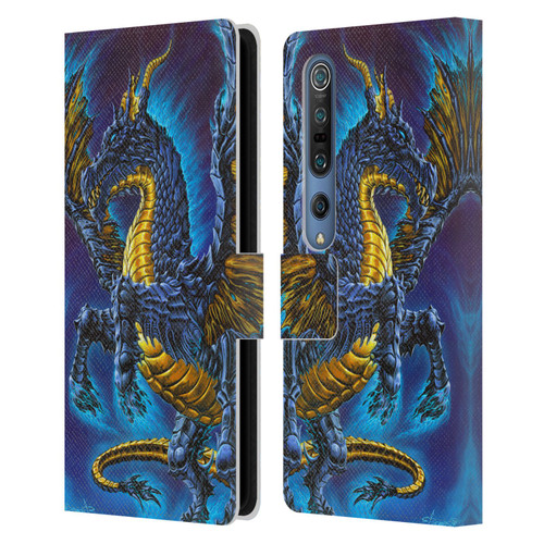 Ed Beard Jr Dragons Mare Leather Book Wallet Case Cover For Xiaomi Mi 10 5G / Mi 10 Pro 5G