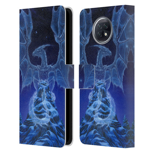 Ed Beard Jr Dragons Winter Spirit Leather Book Wallet Case Cover For Xiaomi Redmi Note 9T 5G