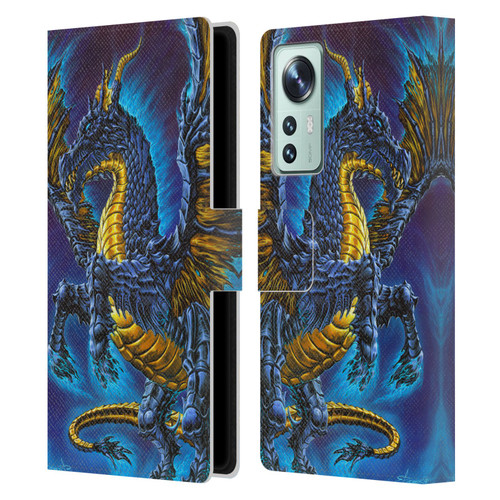 Ed Beard Jr Dragons Mare Leather Book Wallet Case Cover For Xiaomi 12