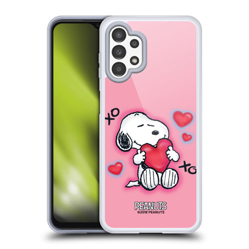 Peanuts Snoopy Boardwalk Airbrush XOXO Soft Gel Case for Samsung Galaxy A13 (2022)