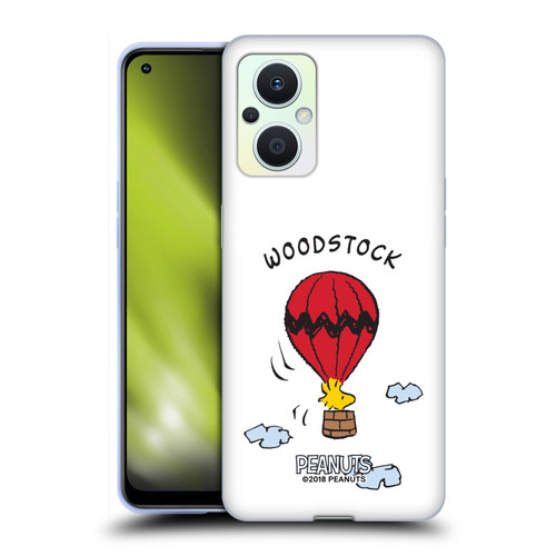 Peanuts Characters Woodstock Soft Gel Case for OPPO Reno8 Lite