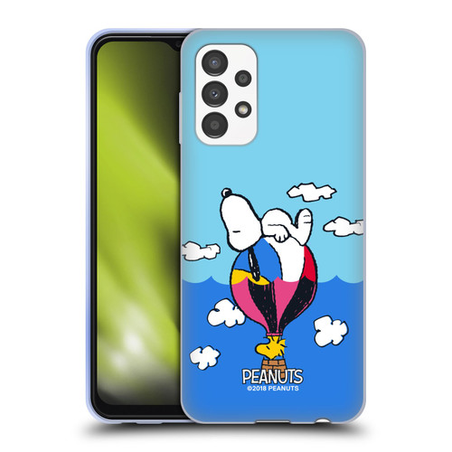 Peanuts Halfs And Laughs Snoopy & Woodstock Balloon Soft Gel Case for Samsung Galaxy A13 (2022)