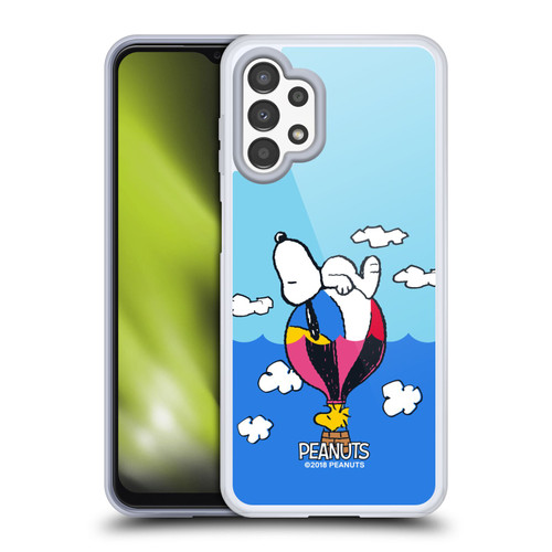 Peanuts Halfs And Laughs Snoopy & Woodstock Balloon Soft Gel Case for Samsung Galaxy A13 (2022)