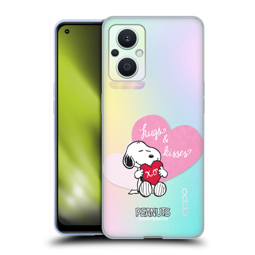 Peanuts Sealed With A Kiss Snoopy Hugs And Kisses Soft Gel Case for OPPO Reno8 Lite