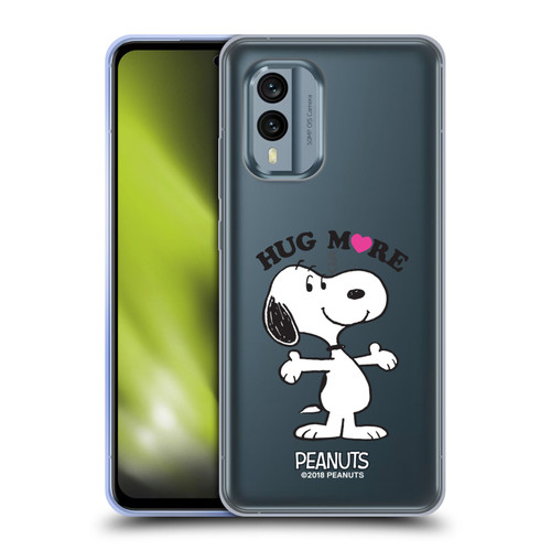 Peanuts Snoopy Hug More Soft Gel Case for Nokia X30