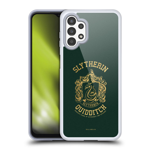 Harry Potter Deathly Hallows X Slytherin Quidditch Soft Gel Case for Samsung Galaxy A13 (2022)