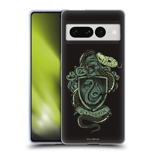 Harry Potter Deathly Hallows XIV Slytherin Soft Gel Case for Google Pixel 7 Pro