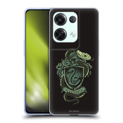 Harry Potter Deathly Hallows XIV Slytherin Soft Gel Case for OPPO Reno8 Pro