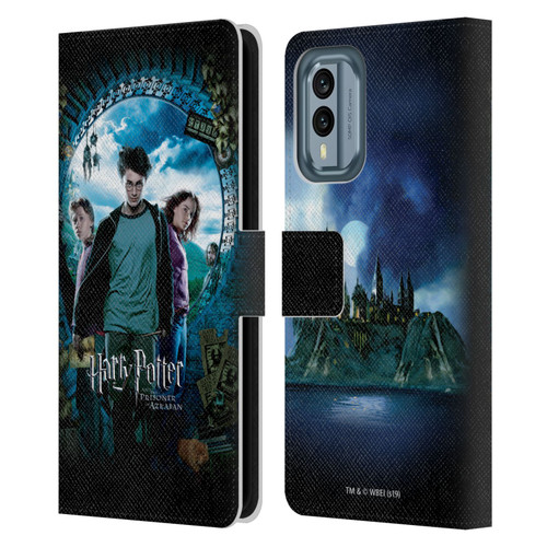 Harry Potter Prisoner Of Azkaban IV Ron, Harry & Hermione Poster Leather Book Wallet Case Cover For Nokia X30
