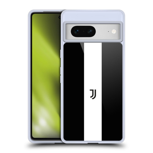 Juventus Football Club Lifestyle 2 Bold White Stripe Soft Gel Case for Google Pixel 7