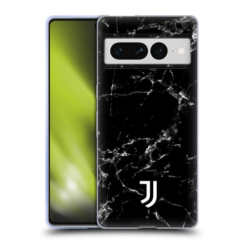 Juventus Football Club Marble Black 2 Soft Gel Case for Google Pixel 7 Pro