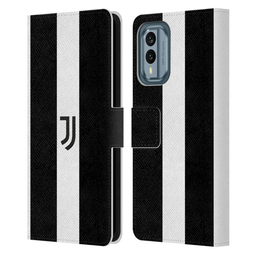 Juventus Football Club Lifestyle 2 Bold White Stripe Leather Book Wallet Case Cover For Nokia X30