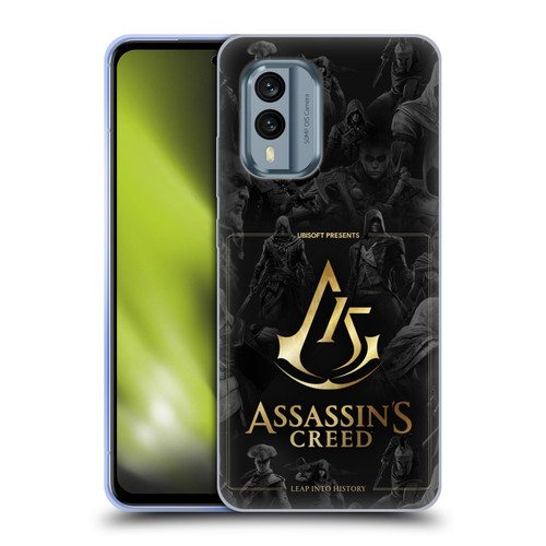 Assassin's Creed 15th Anniversary Graphics Crest Key Art Soft Gel Case for Nokia X30