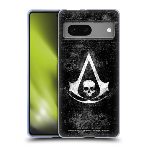 Assassin's Creed Black Flag Logos Grunge Soft Gel Case for Google Pixel 7