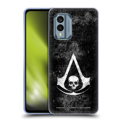 Assassin's Creed Black Flag Logos Grunge Soft Gel Case for Nokia X30