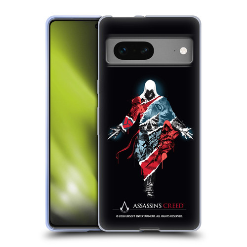 Assassin's Creed Legacy Character Artwork Double Exposure Soft Gel Case for Google Pixel 7
