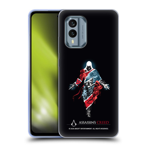 Assassin's Creed Legacy Character Artwork Double Exposure Soft Gel Case for Nokia X30
